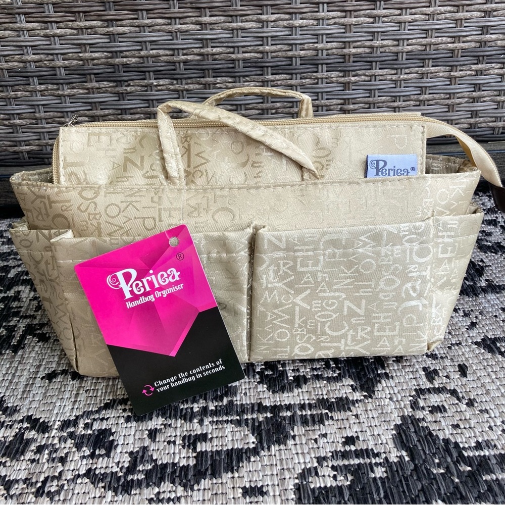 Periea Handbag Organizer in Gold